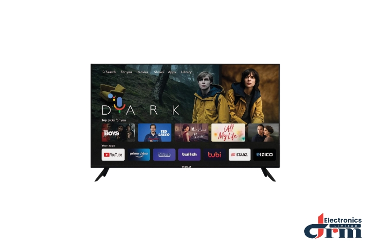 Eizico EL-65VSFL26 65 Inch Smart Frameless Voice Control 4K LED TV