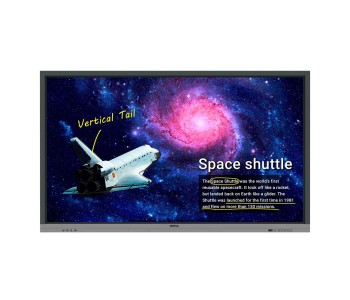 BenQ 75 Inch Germ Resistant Education Interactive Flat Panel