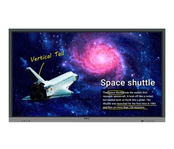 BenQ 75 Inch Germ Resistant Education Interactive Flat Panel