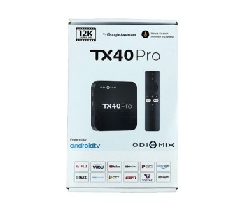Odiomix TX40 Pro 16GB RAM 256GB ROM 12K Ultra Android TV Box Odiomix TX40 Pro 16GB RAM 256GB ROM 12K Ultra Android TV Box